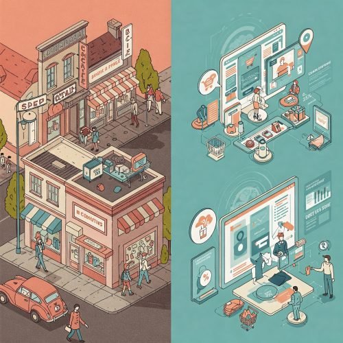 O Crescimento do E-commerce e o Futuro das Lojas Físicas: Uma Dança em Evolução